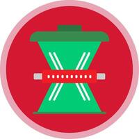 Waste Reduction Flat Multi Circle Icon vector