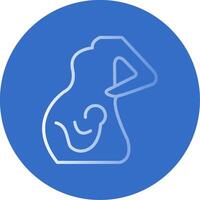 Obstetrics Flat Bubble Icon vector