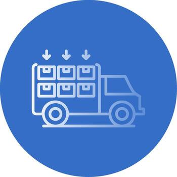 Loading Flat Bubble Icon vector