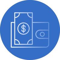 Payment Flat Bubble Icon vector