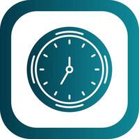 Clock Filled Yellow Icon vector