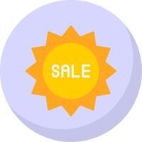 Sale Flat Bubble Icon vector