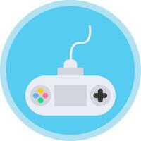 Console Flat Multi Circle Icon vector