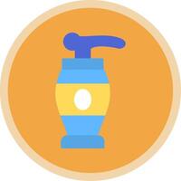 Lotion Flat Multi Circle Icon vector