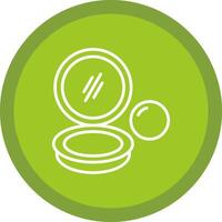 Powder Line Multi Circle Icon vector