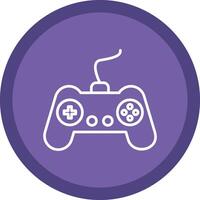 Gamer Line Multi Circle Icon vector