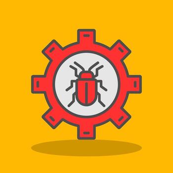 ajuste lleno sombra icono vector