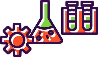 Experiment filled Design Icon vector