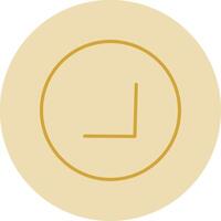 Chevron Line Yellow Circle Icon vector