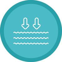 Arrows Line Multi Circle Icon vector