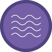 Waves Line Multi Circle Icon vector
