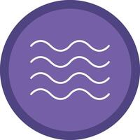 Waves Line Multi Circle Icon vector