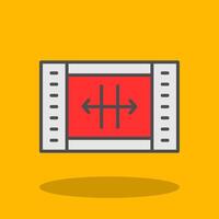 Resize Filled Shadow Icon vector