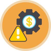 Factory Flat Multi Circle Icon vector