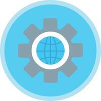 Geology Flat Multi Circle Icon vector