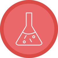 Chemistry Line Multi Circle Icon vector