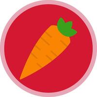 Carrot Flat Multi Circle Icon vector