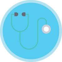 Stethoscope Flat Multi Circle Icon vector