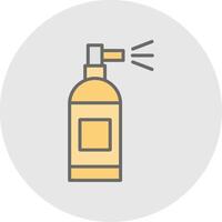 Spray Can Line Filled Light Icon vector