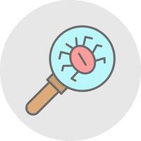 Antivirus Line Filled Light Icon vector