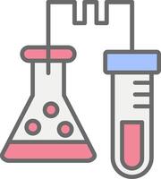 Laboratory Line Filled Light Icon vector