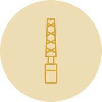 File Line Yellow Circle Icon vector