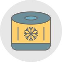 Air Filter Line Filled Light Icon vector
