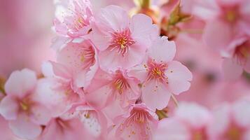 AI generated cherry blossoms photo