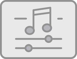 Music And Multimeda Line Filled Light Icon vector