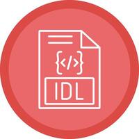 Idl Line Multi Circle Icon vector