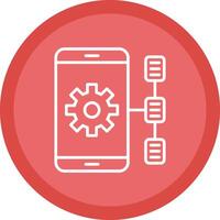 Task Line Multi Circle Icon vector