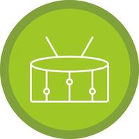 Snare Line Multi Circle Icon vector