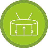 Snare Line Multi Circle Icon vector