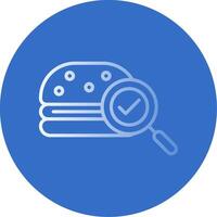Fast Food Flat Bubble Icon vector