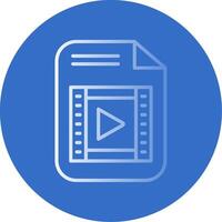 File Flat Bubble Icon vector