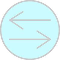 Swap Line Filled Light Icon vector