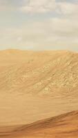 Sunset over the sand dunes in the desert video