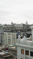 Air conditioning on the roof of a building video