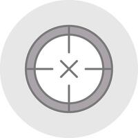 Scope Line Filled Light Icon vector