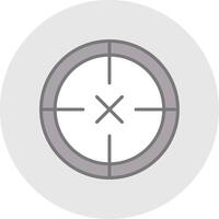 Scope Line Filled Light Icon vector