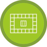 Board Games Line Multi Circle Icon vector