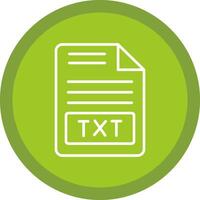 Text File Line Multi Circle Icon vector