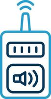 Device Line Blue Two Color Icon vector