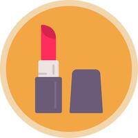 Lipstick Flat Multi Circle Icon vector