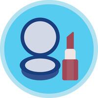 Beauty Flat Multi Circle Icon vector