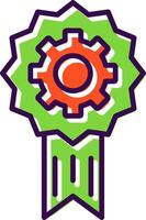 Computer control filled Design Icon vector