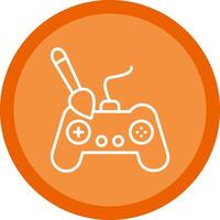 Controller Line Multi Circle Icon vector