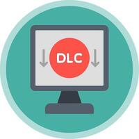 Download File Flat Multi Circle Icon vector