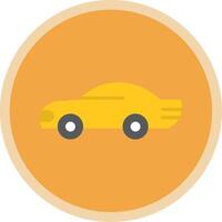 Car Flat Multi Circle Icon vector