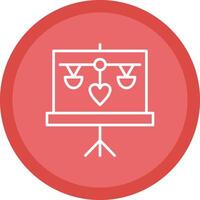 Training Line Multi Circle Icon vector